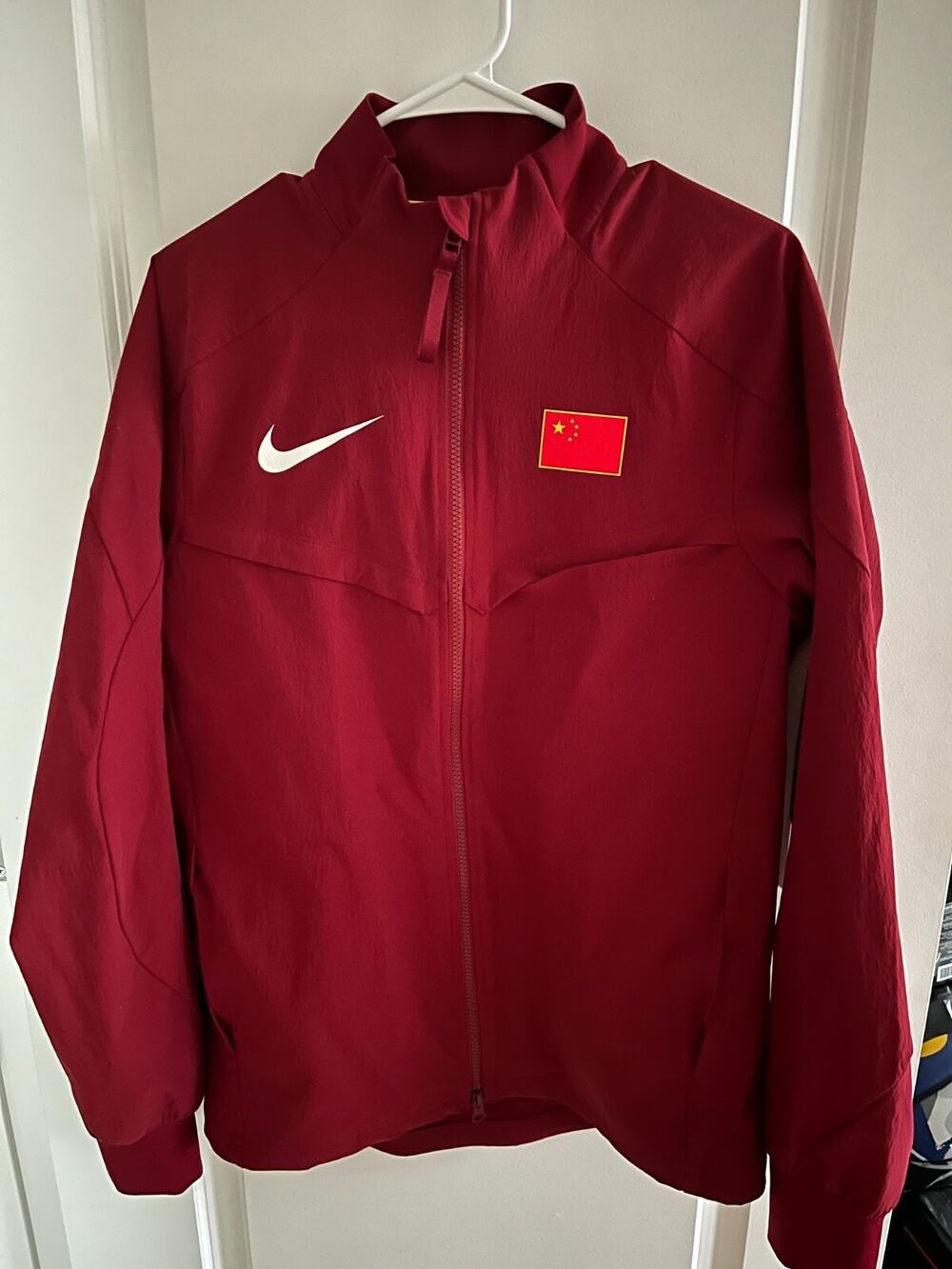 Nike 2024 Pro Elite Team China Paris Olympics Ceremony Jacket Red Men's Medium